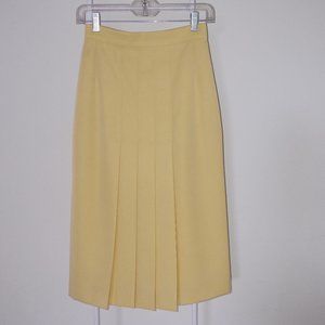 Louise Feraud pleated straight skirt size 36